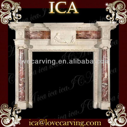 Best price decorative fireplace mantel cantera stone fireplace wall mounted fireplace mantel
