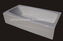 cast iron Apron bath tub,enamelled cast iron tub with left or right apron