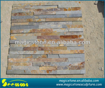 rusty slate wall veneer