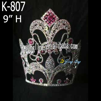 Colorful AB Stone 10 Inch Pageant Crown