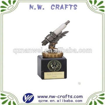 Polyresin mini spark plug souvenir gift trophy