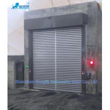 Puerta de laminación de alta velocidad en espiral de aluminio automático