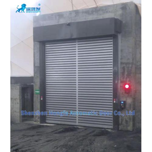 Automatik Aluminium Spiral Tinggi Rolling Door