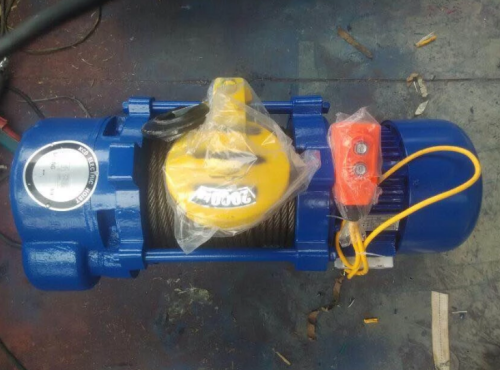 Aplikasi Konstruksi 380V 220V Wire Rope Winch