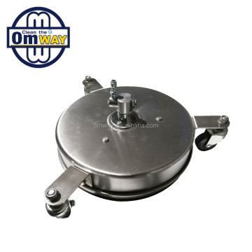 Stainless Steel Hard Surface Cleaner with Articulated Swivel & Wheels