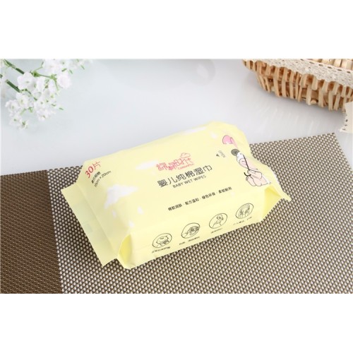 Latest Organic Cotton Disposable Baby Wipes