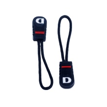 Customizable Rubber Zipper Pullers with Rope: LR10002