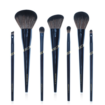 Merrynice new arrival private label blue 7Pcs makeup brush set high quality