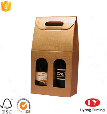 custom made cheap wine packaging paper box