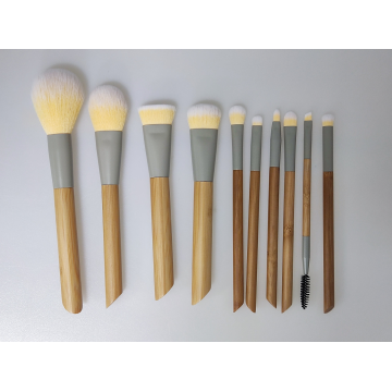 YACAI OEM 10PCS Cruelty-free Soft Synthetic Hair Cosmetic Brush Set