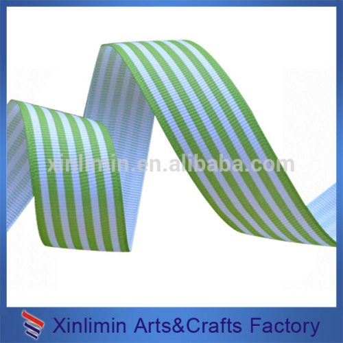 Wholesale high quality character printed striped ribbon