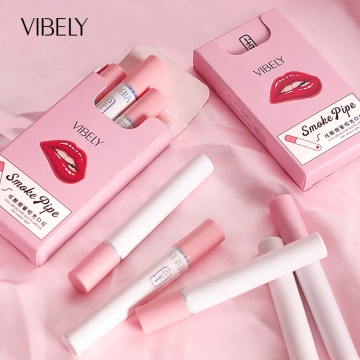 Creative Cigarette Lipstick Set - 4 Colors Matte Long Lasting Waterproof Lipsticks