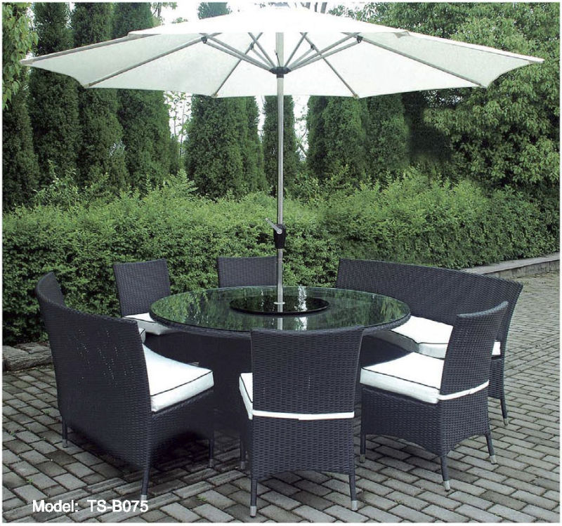 Alu. Rattan Sofa Set Rattan/Patio/Garden Furniture Fh-9011