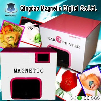 finger nail printer with host computer