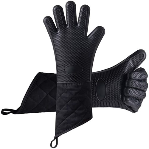 Gants résistants à la chaleur BBQ Cuisine Silicone Four Mitts