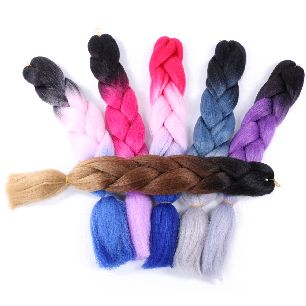 Hot sell synthetic pre stretch crochet braid synthetic hair