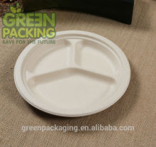 Sugarcane unbleached biodegradable plates made from Bamboo-Joyce