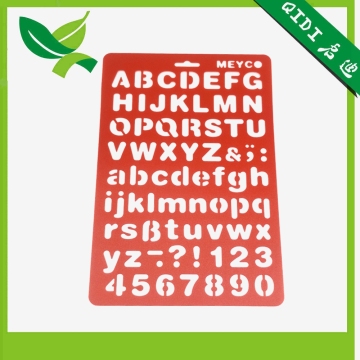 CangNan Zion alphabet plastic drawing stencil