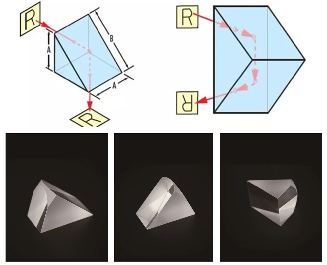 Custom Shapes Optical Glass Prism
