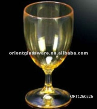 colored plastic goblet