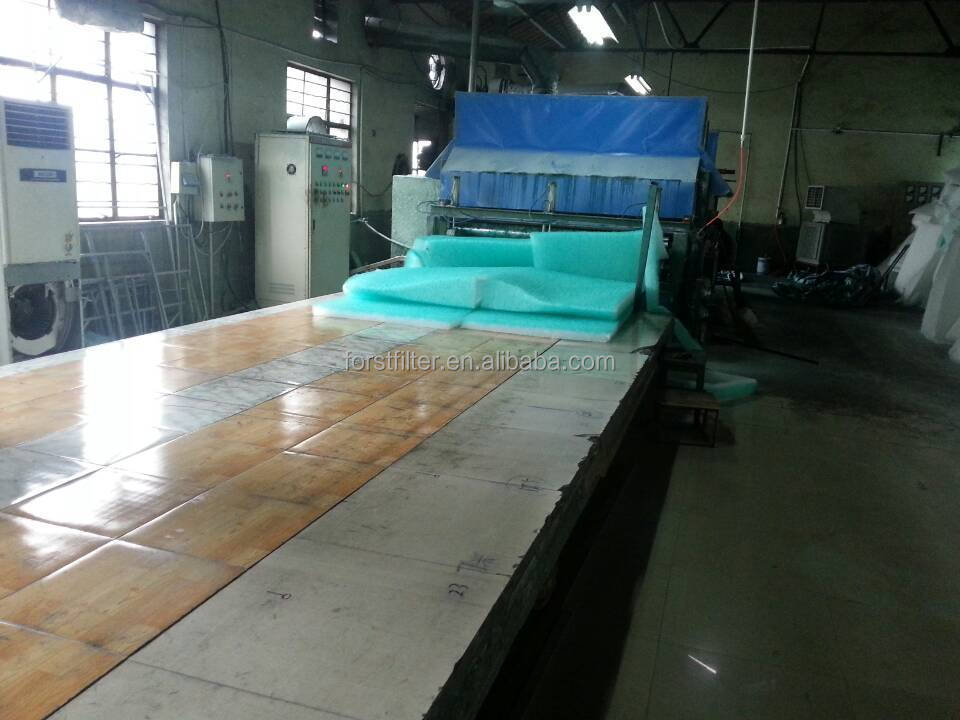 Glass Fiber Mats Glass Fiber Filter Paint Stop Filter 1" / 2" / 3" / 4" Spray Booth Floor Filter Fiberglass