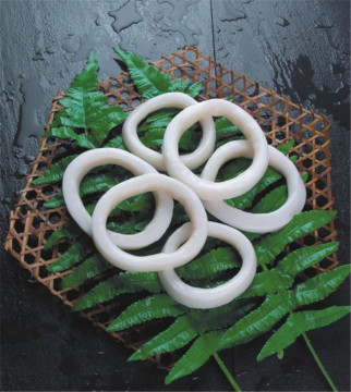 Frozen Raw Todarodes Squid Rings Seafood