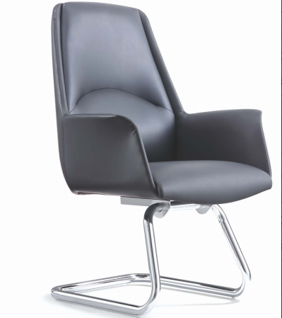 Cadeira de escritório cinza moderna para convidados Modern Grey Office Guest Chair