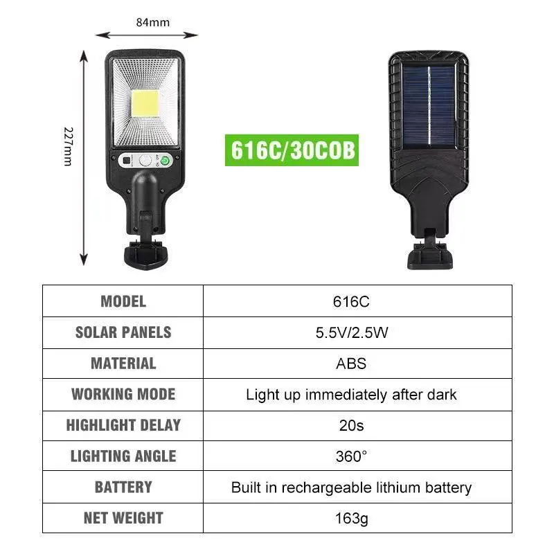 Solar-Powered Elegant Wall Lights for Garden and Courtyard