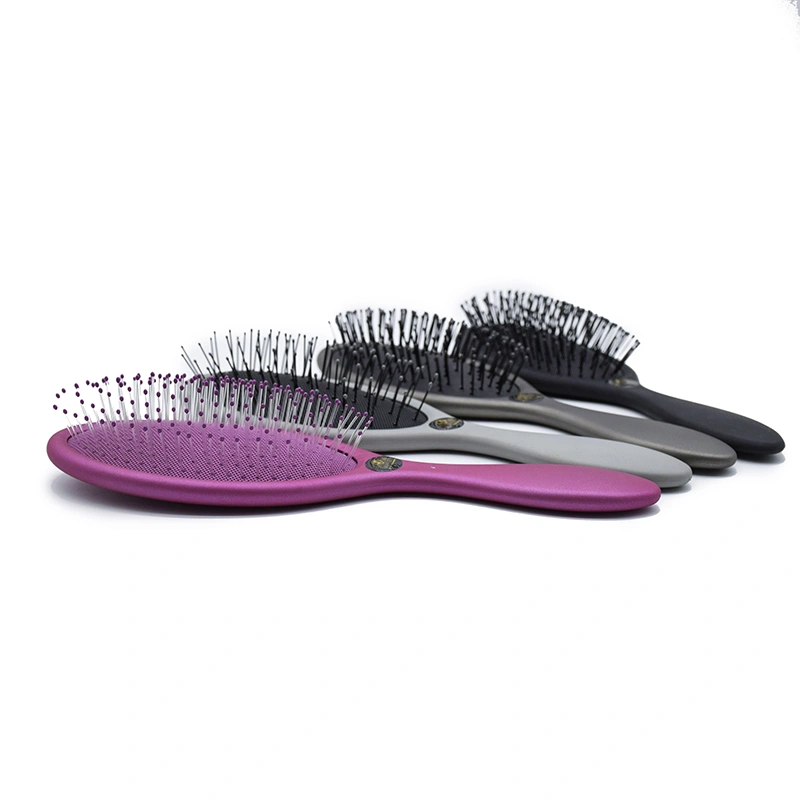 Factory Price Private Label Plastic Massage Paddle Untangled Hair Brush