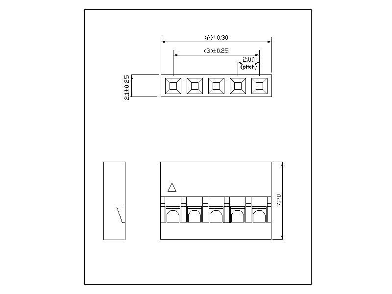 AH2005-XP Dupont 2.0 Housing Single row