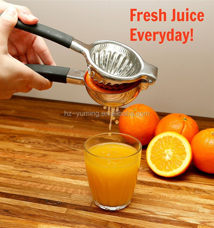 stainless steel kitchen tools manual lemon squeezer, orange juicer, citrus press