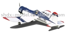 F4U -60 red and blue High quality hobby plane
