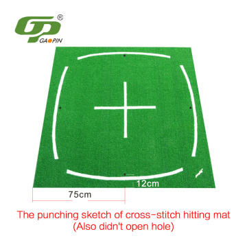 Embroedered 3D Training Golf Driving Mat