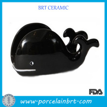 Black Whale Shape Mobile Phone Holder