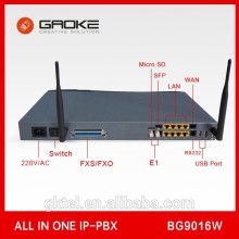IP PBX Wifi system BG9016W, IP PBX all in one solution, UC IP PBX function, SOHO/SMB IP PBX market, good price IP PBX device