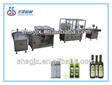 SGGXZ-Large volume liquid filling production line. Soy sauce filling bottling and labeling production line.