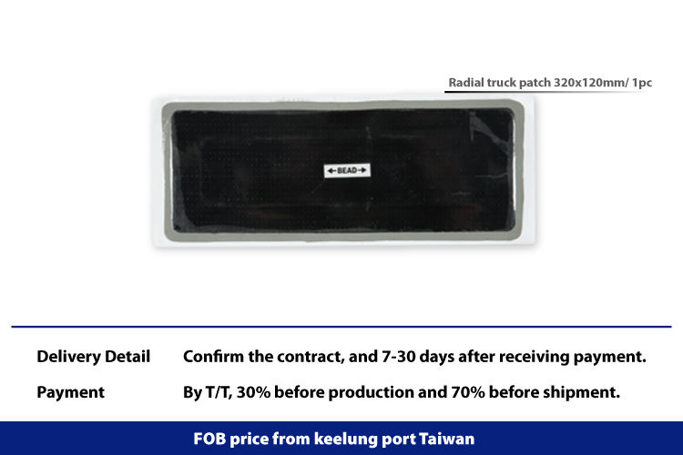 Radial truck patch tire repair for Tyre bursting