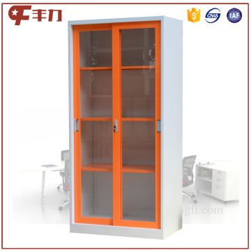 4 compartment file cupboard sliding storage cabinet /used metal cabinets sale
