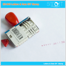 Letters & Date DIY Stamp