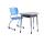 Adjustable irregular school students study desks and chairs