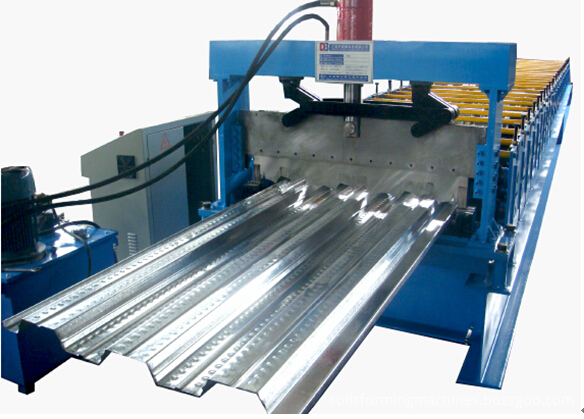 metal decking machine