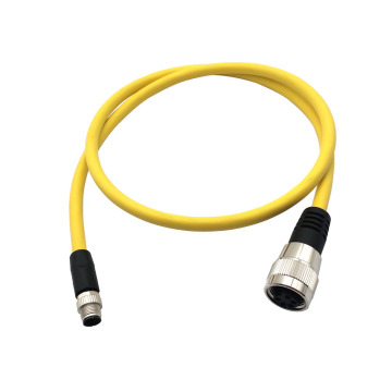 Panel Mount M12 Male to 7/8 Female Cable