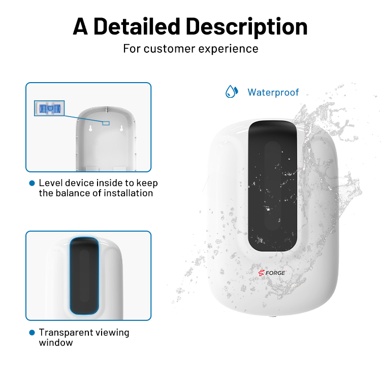 FQ-005 Large capacity ABS refillable paper towel dispenser wall mounted round roll paper dispenser bathroom paper dispenser