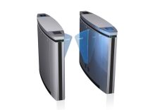 Indoor / Outdoor Flap Barrier For Beijing Olympic Games With Smartcard Reader