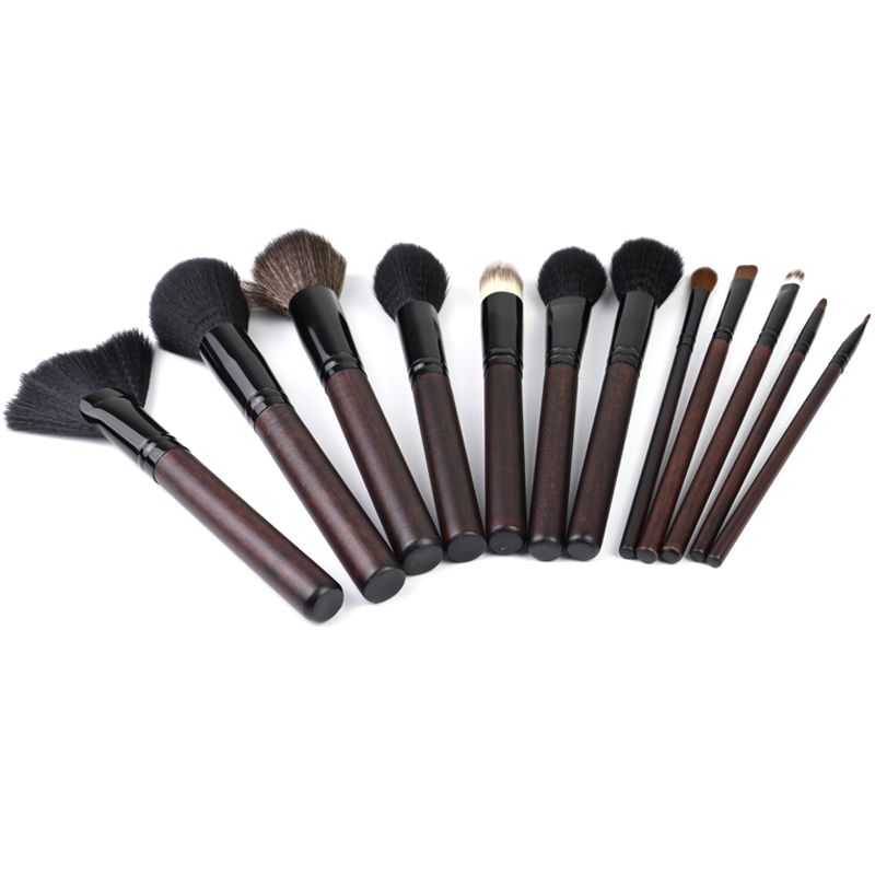 Classical Woodhandle Makeup Brush Full Set