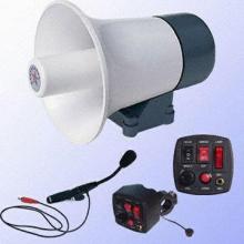 Motorcycle Siren and Speaker with Four Different Warning Tones and Matchable Strobe Lights