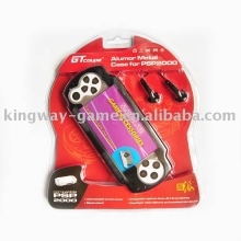 Metal and silicone for psp slim case