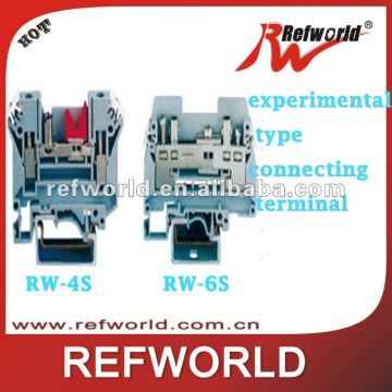 Experimental type connecting terminal