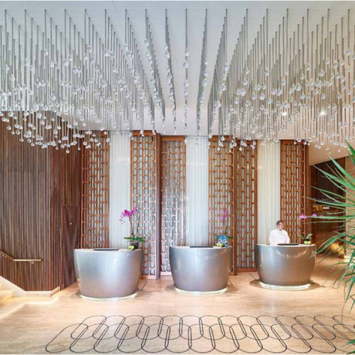 Italian home hotel hall cristal ball chandelier lamp