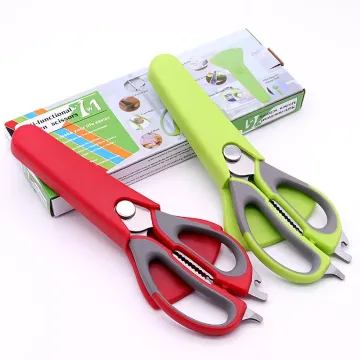 Detachable Stainless Steel Poultry Scissors: Heavy Duty Multifunction Kitchen Tool for Cutting Meat, Chicken, Lobster